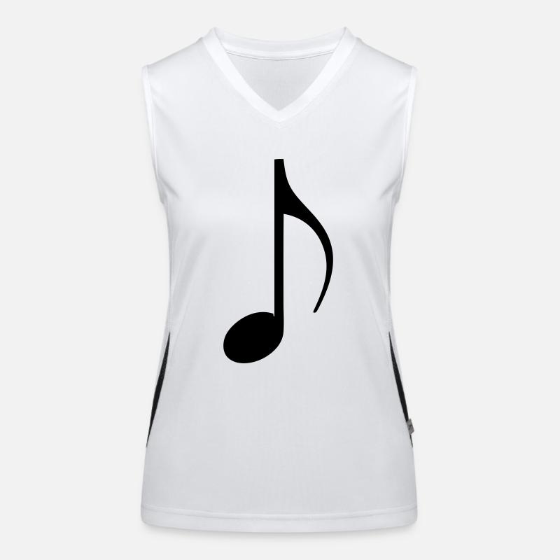 note Funktionelles Kontrast-Tank Top für Frauen