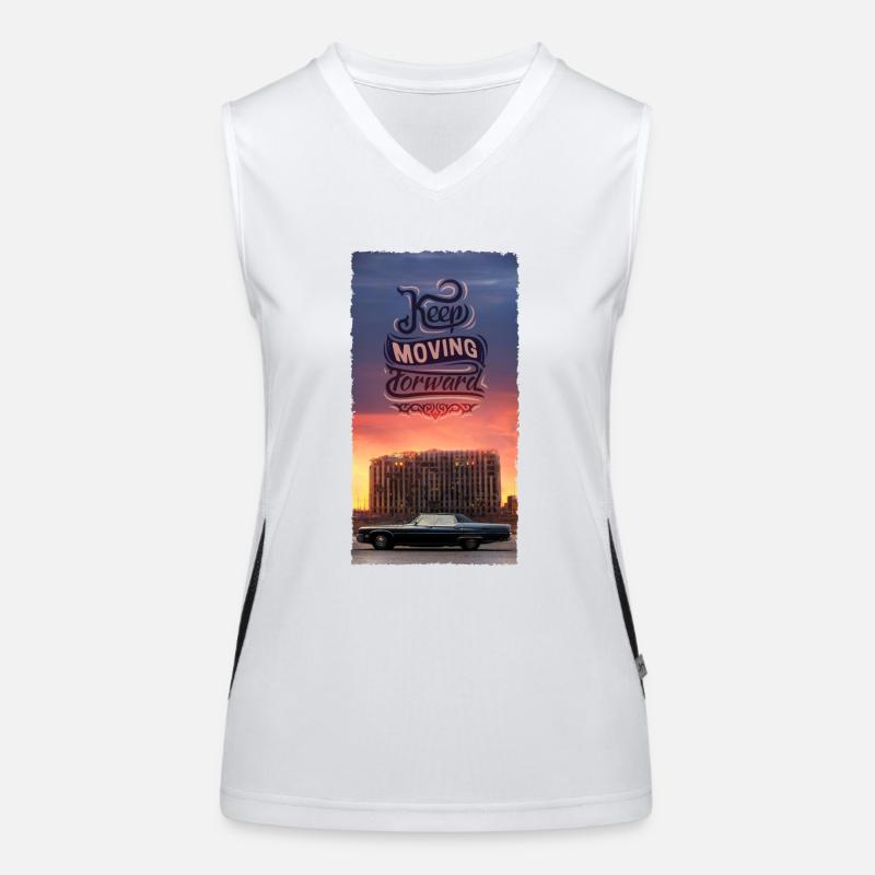 Keep Moving Forward Women's Functional Contrast Tank Top
