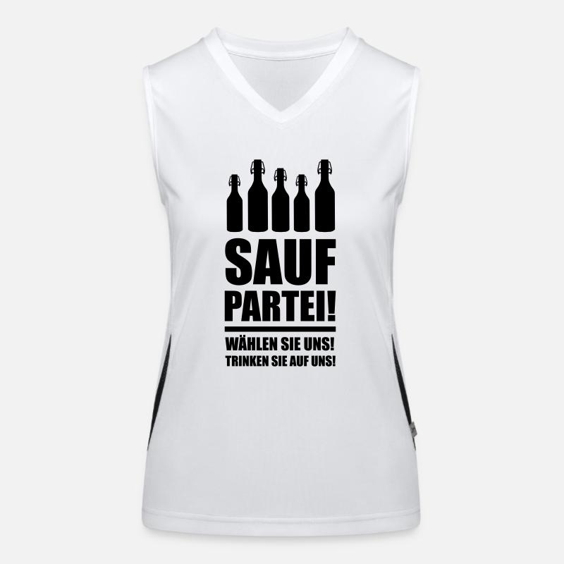 sauf partei Funktionelles Kontrast-Tank Top für Frauen