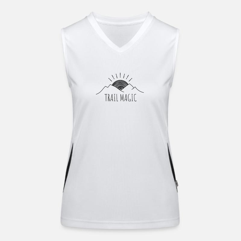 Trail Magic Funktionelles Kontrast-Tank Top für Frauen