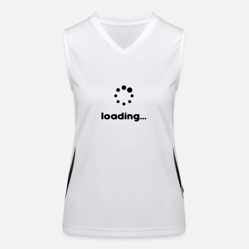 Bitte warten - Loading... Funktionelles Kontrast-Tank Top für Frauen