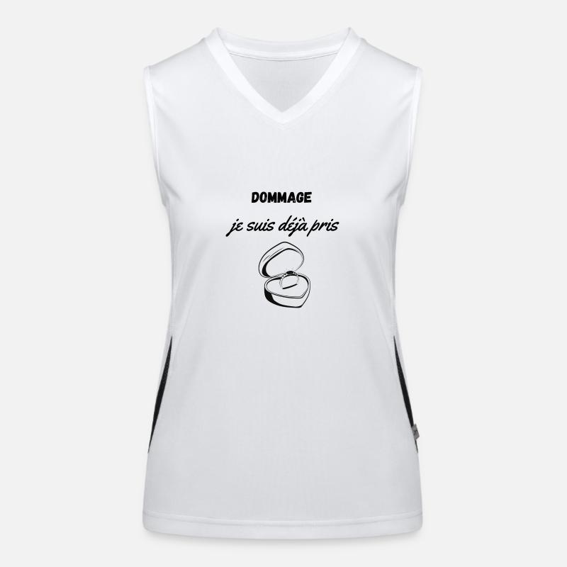 Déjà pris Débardeur respirant contrasté Femme