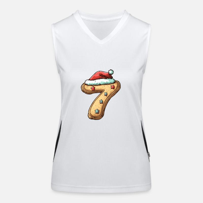 7 Number Christmas Women's Functional Contrast Tank Top