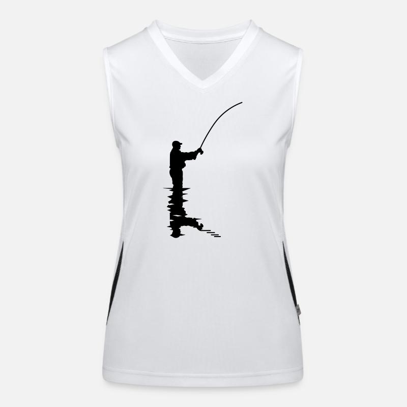 Angler Funktionelles Kontrast-Tank Top für Frauen