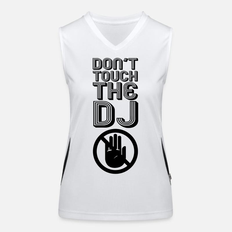 DJ Witz Funktionelles Kontrast-Tank Top für Frauen