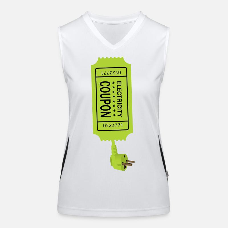 Strom Coupon Funktionelles Kontrast-Tank Top für Frauen