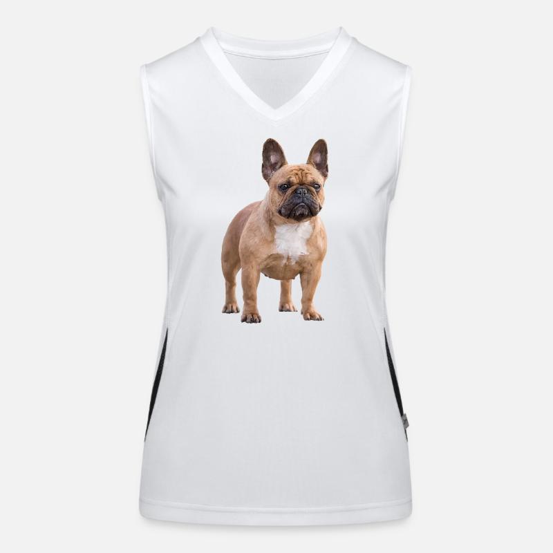Bouledogue français Débardeur respirant contrasté Femme