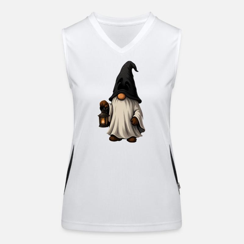 Fairytale wizard with lantern Women's Functional Contrast Tank Top