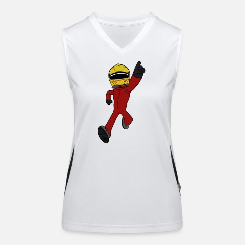 pilote de course Débardeur respirant contrasté Femme