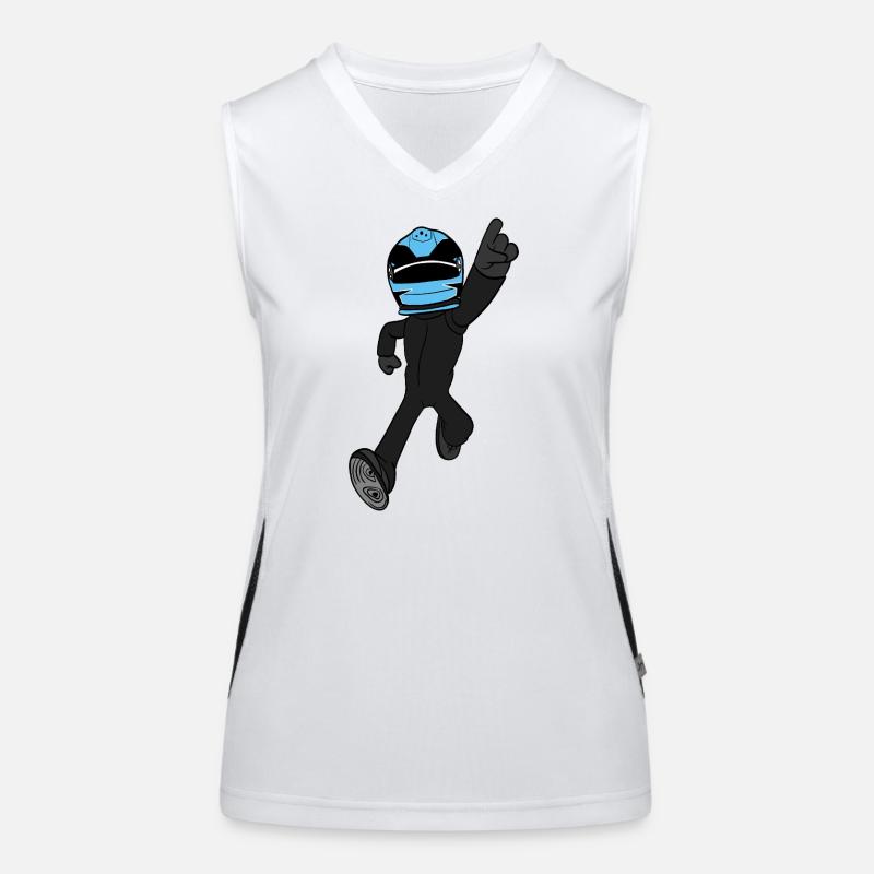 pilote de course Débardeur respirant contrasté Femme