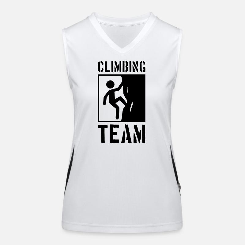 Climbing Team Berge Klettern Funktionelles Kontrast-Tank Top für Frauen