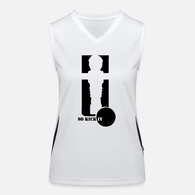 So kick it Funktionelles Kontrast-Tank Top für Frauen