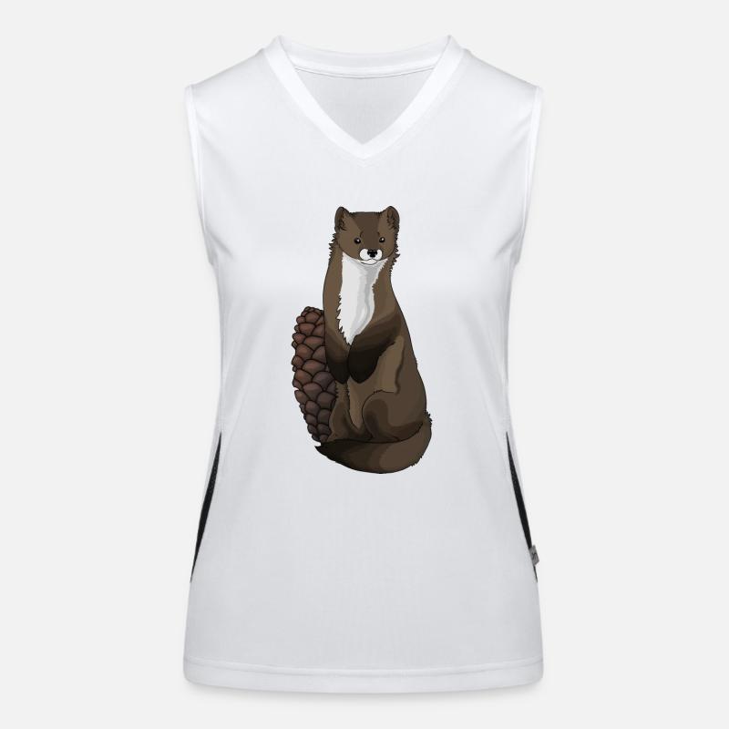 Marder Funktionelles Kontrast-Tank Top für Frauen