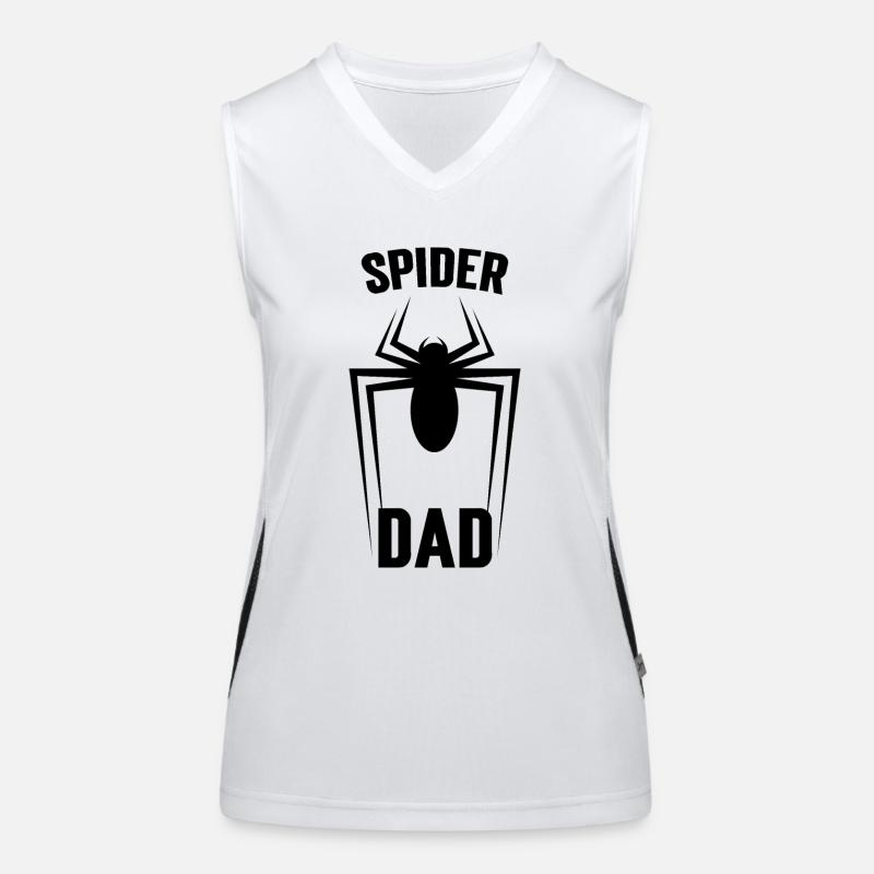 Spider Dad Women's Functional Contrast Tank Top