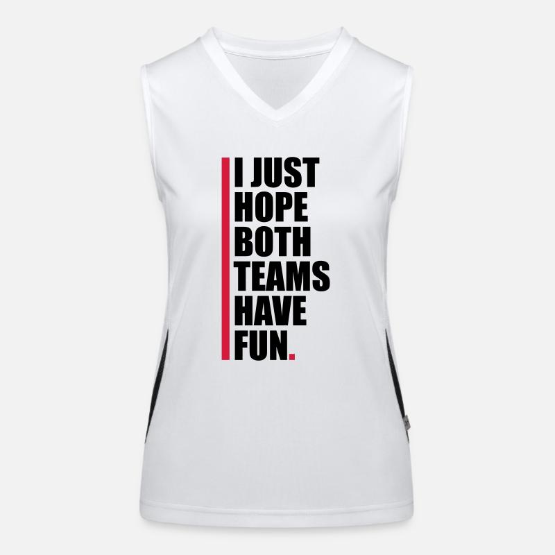 Both Teams Have Fun Women's Functional Contrast Tank Top