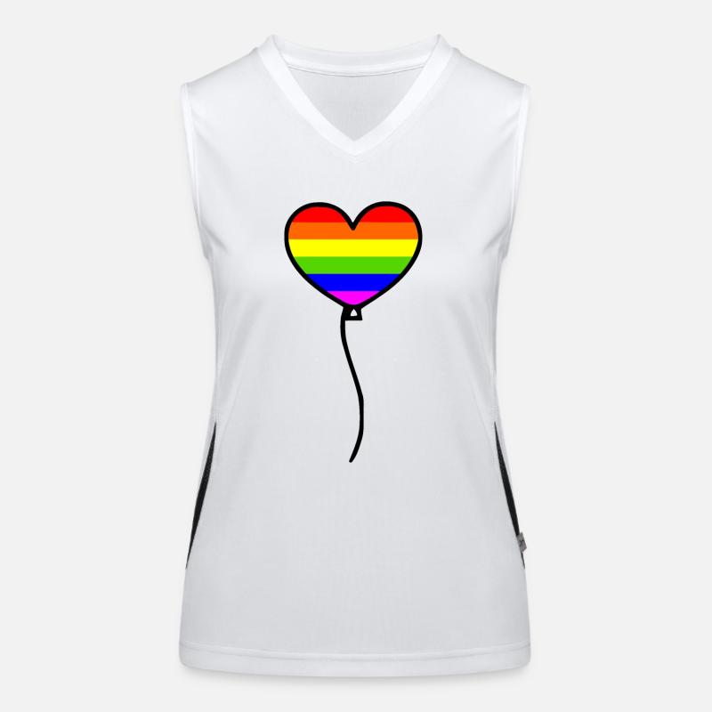 Lgbtq Débardeur respirant contrasté Femme