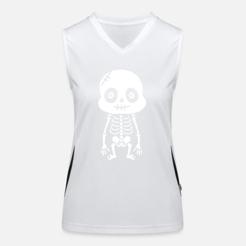 Skeleton Women's Functional Contrast Tank Top