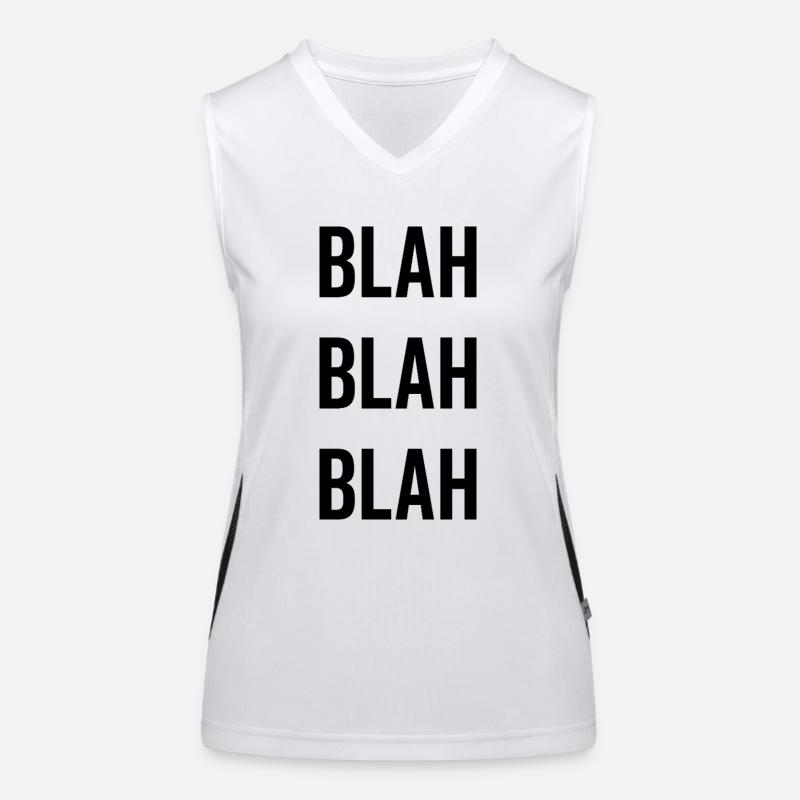 Bla Bla Bla Débardeur respirant contrasté Femme