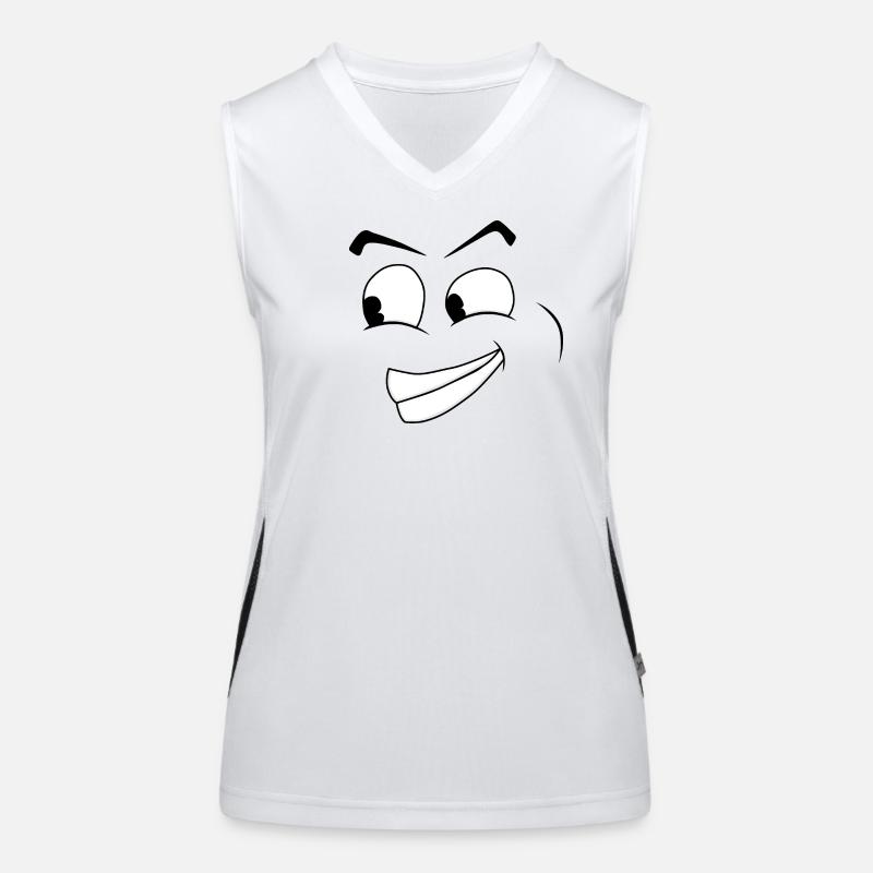 Sourire Débardeur respirant contrasté Femme