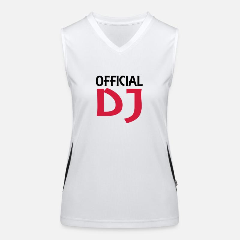 Official DJ Funktionelles Kontrast-Tank Top für Frauen