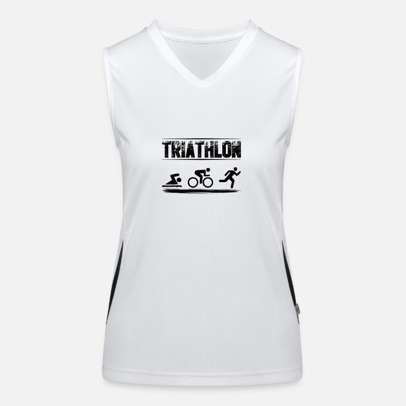 Triathlon Débardeur respirant contrasté Femme