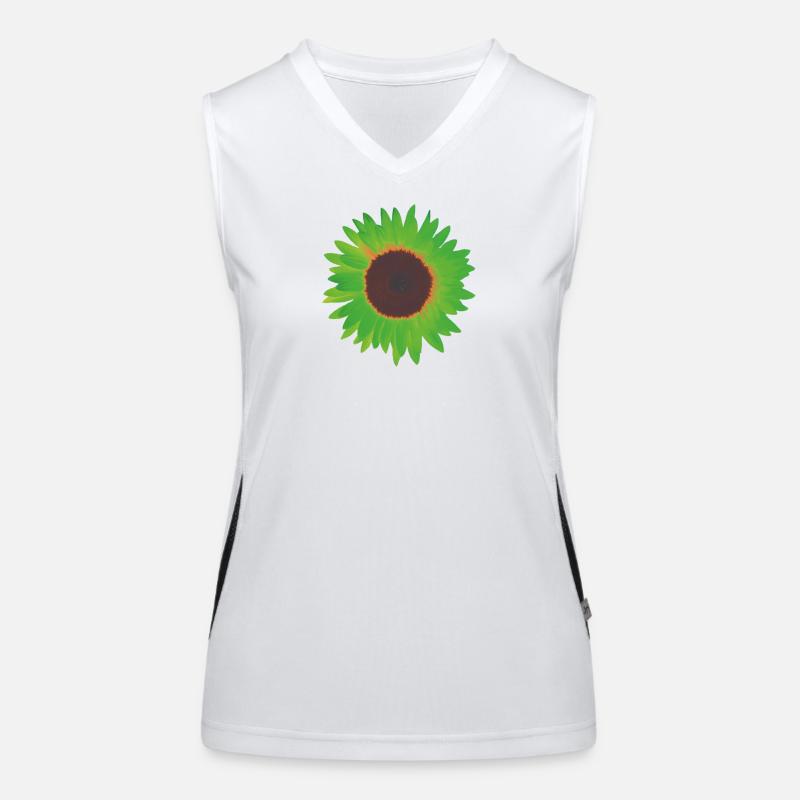 sunflower green Women's Functional Contrast Tank Top