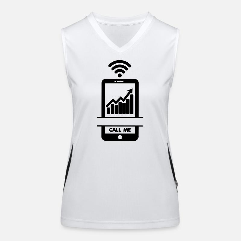 Unternehmensergebnisse steigen? Ruf mich an! Funktionelles Kontrast-Tank Top für Frauen