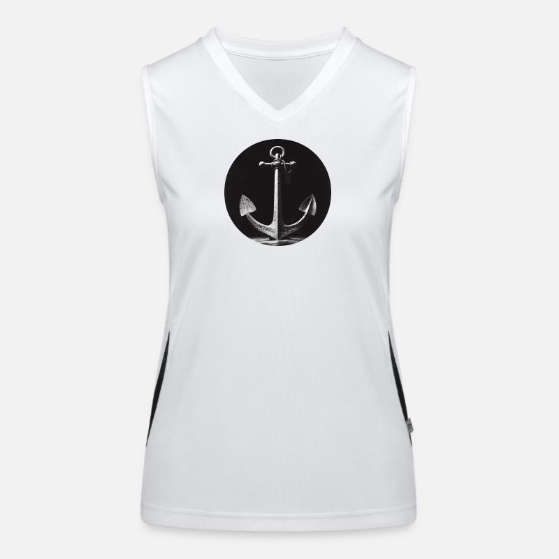 Anchor grey Women's Functional Contrast Tank Top