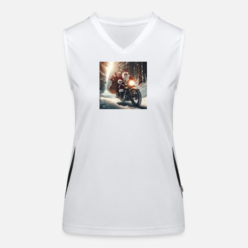 Weihnachts Design2 Funktionelles Kontrast-Tank Top für Frauen