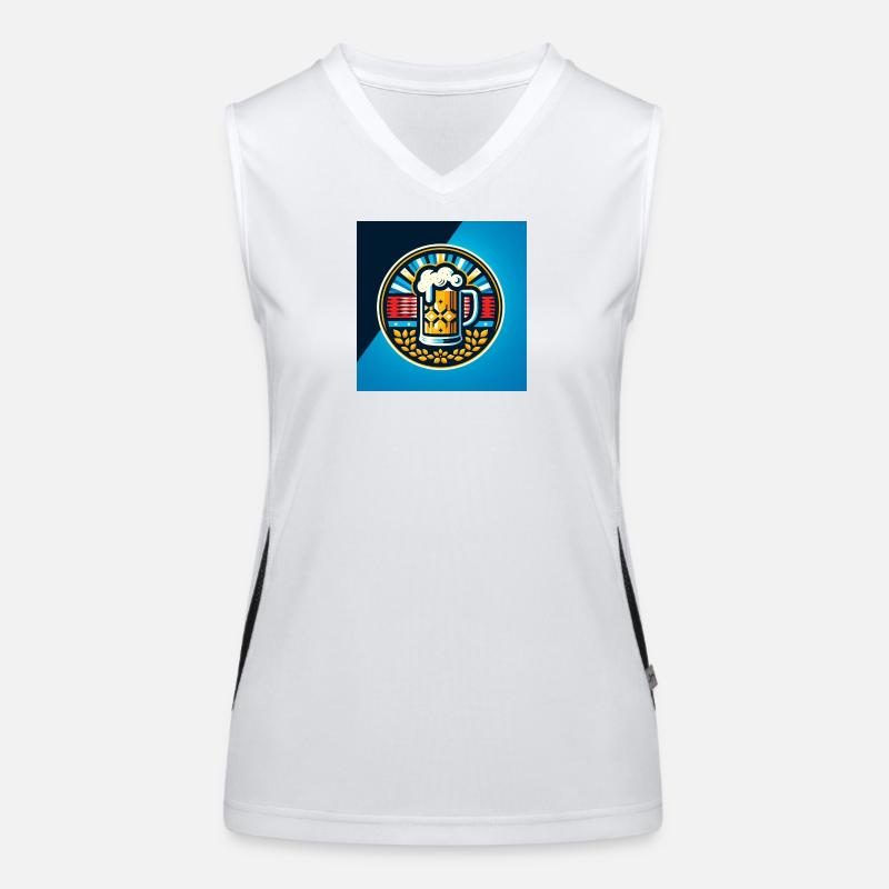 Beer Logo 3 Women's Functional Contrast Tank Top