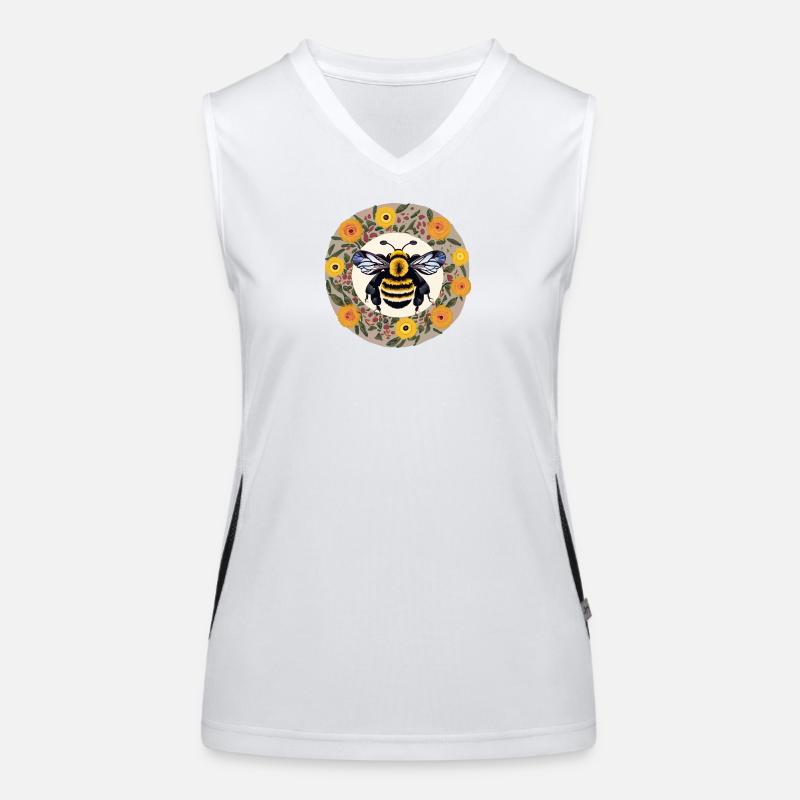 fat bumblebee Women's Functional Contrast Tank Top