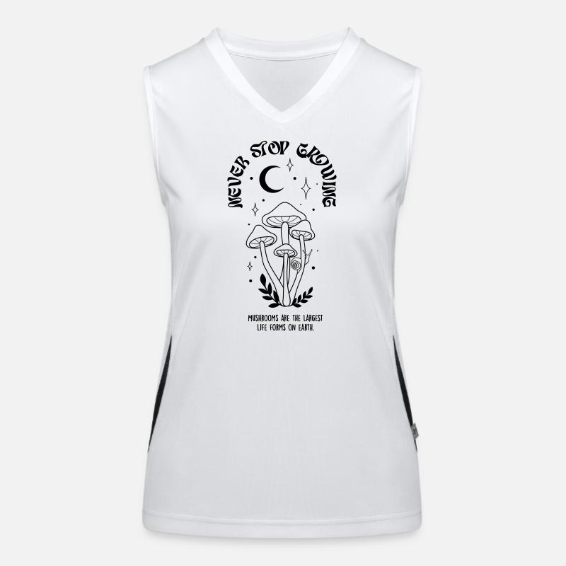 Champignons Débardeur respirant contrasté Femme