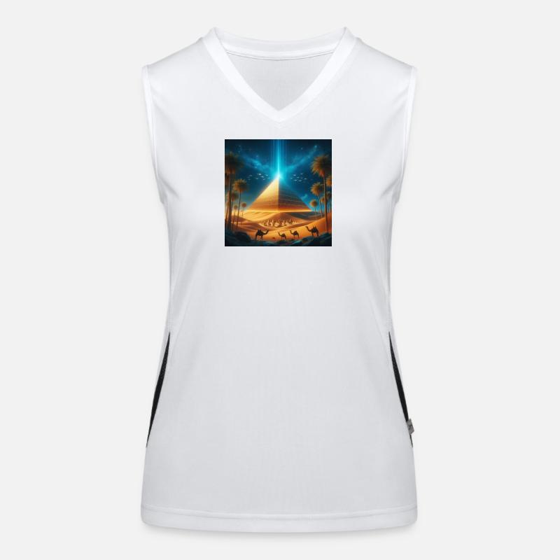 Pyramide 8 Débardeur respirant contrasté Femme