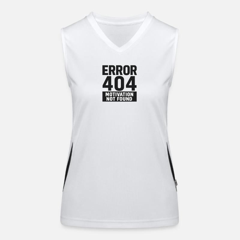 Erreur 404 – Motivation introuvable Débardeur respirant contrasté Femme