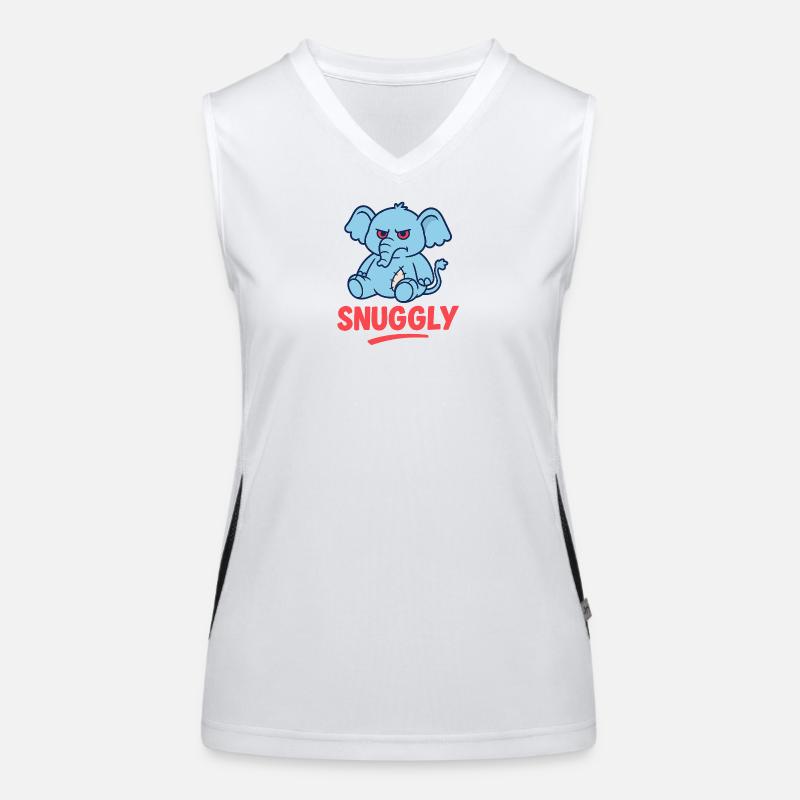 Grumpy Elephant Women's Functional Contrast Tank Top