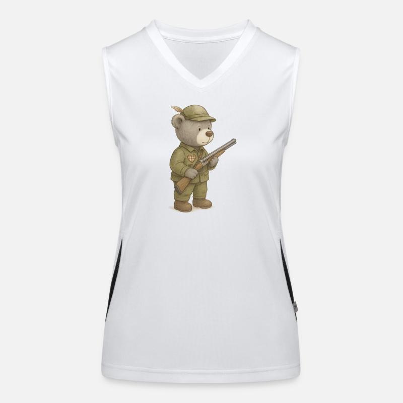 Lord Petzi Jäger Funktionelles Kontrast-Tank Top für Frauen