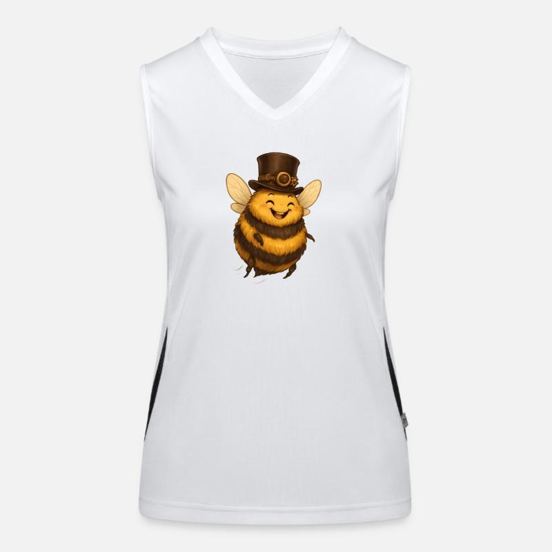 Bumblebee Stroll Women's Functional Contrast Tank Top