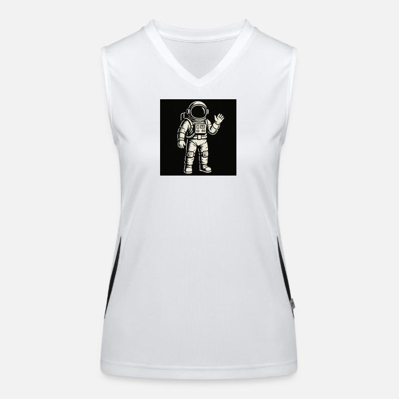 Space Buddy Women's Functional Contrast Tank Top