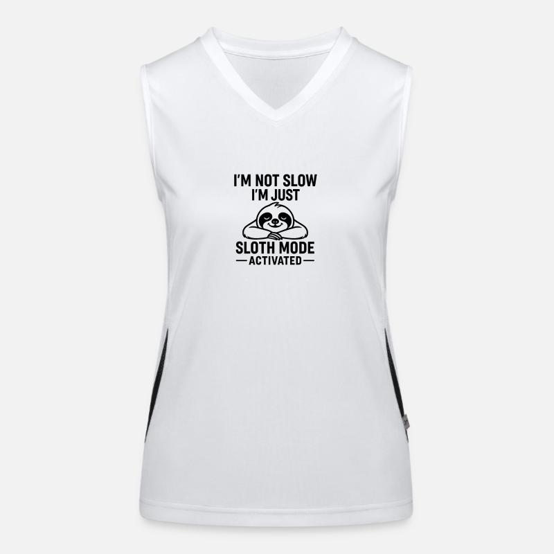 Sloth Mode Activated TShirt Funktionelles Kontrast-Tank Top für Frauen