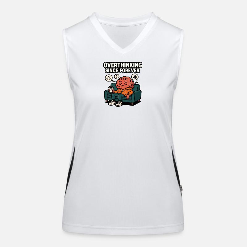 Overthink Funktionelles Kontrast-Tank Top für Frauen