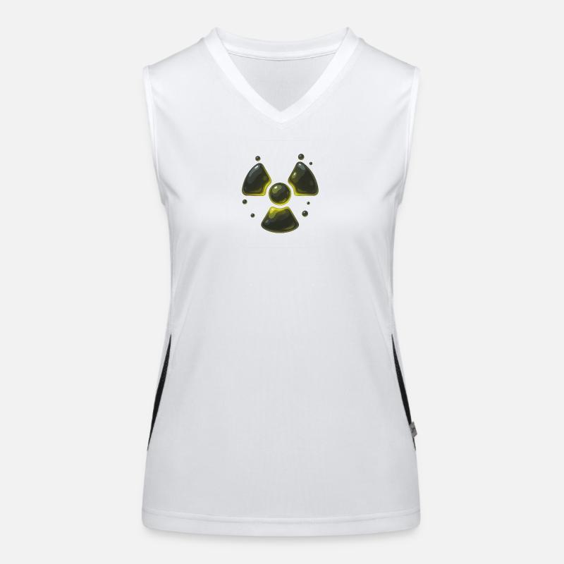 Radioactive Funktionelles Kontrast-Tank Top für Frauen