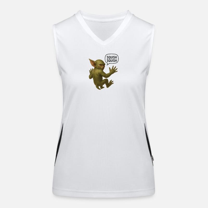 Gremlin Squish Attack Women's Functional Contrast Tank Top