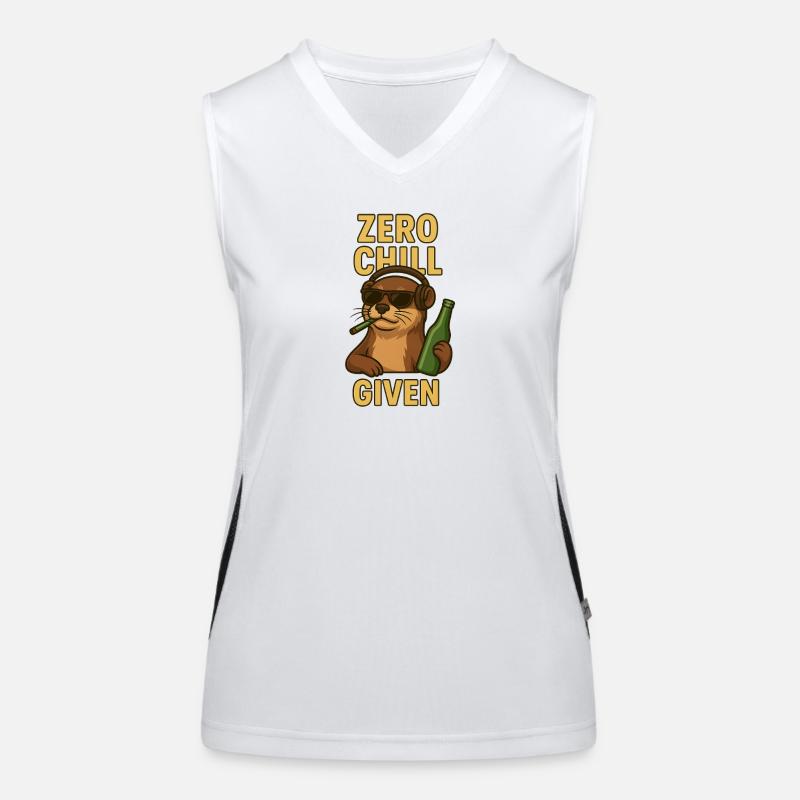 I Otter Be Left Alone Funktionelles Kontrast-Tank Top für Frauen