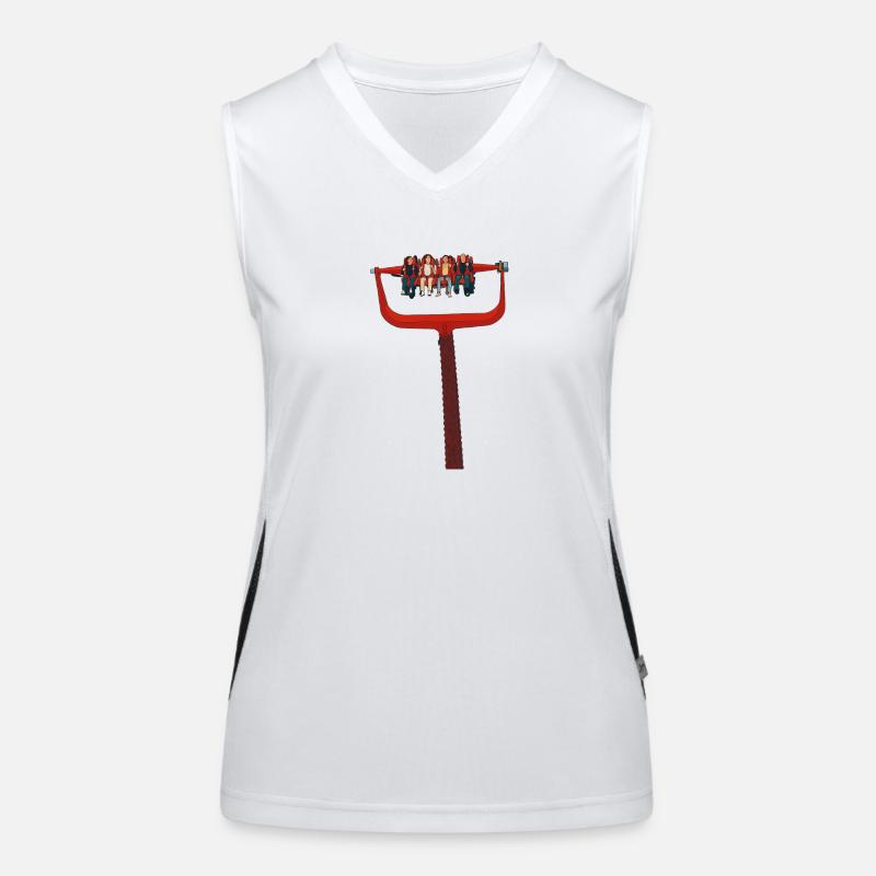 Dream Roller Coaster in Vivid Colors Women's Functional Contrast Tank Top