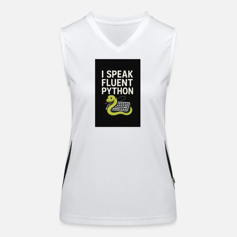 Python Coding Snake Women's Functional Contrast Tank Top