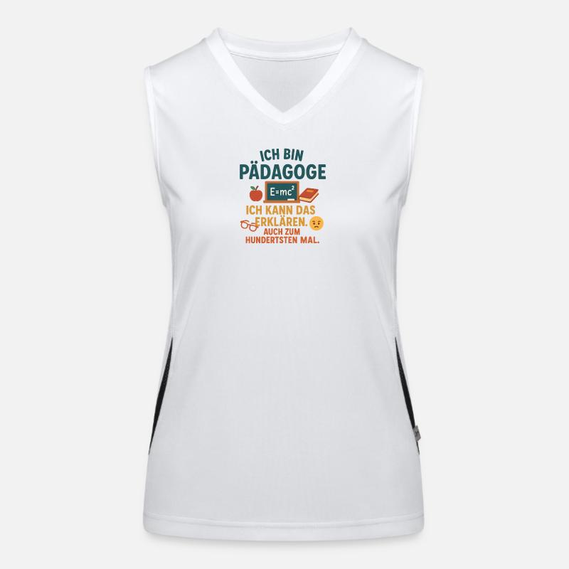 Pedagogue - I can explain that. Women's Functional Contrast Tank Top