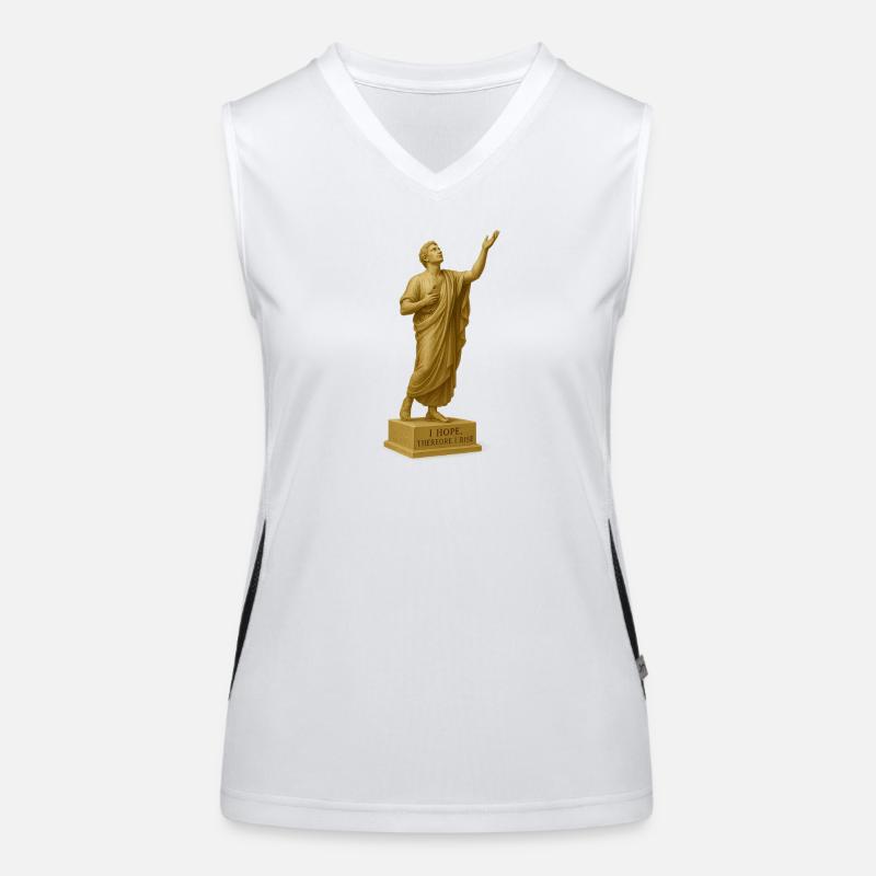 Statue d’art de l’espoir céleste Débardeur respirant contrasté Femme