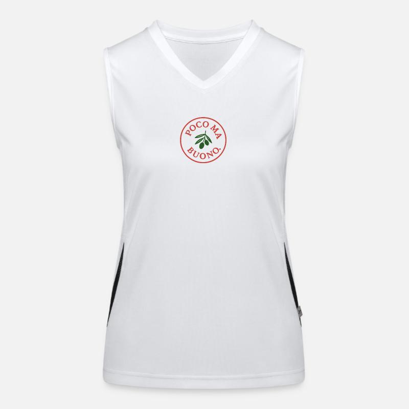 Vitales Olivenblatt Design Funktionelles Kontrast-Tank Top für Frauen