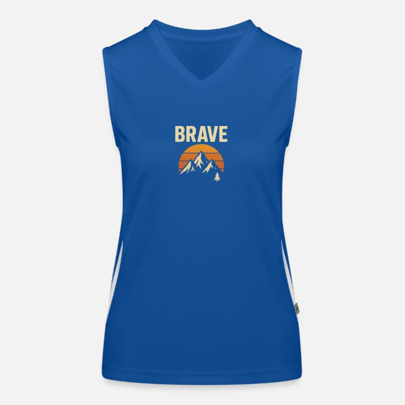 tapfer Funktionelles Kontrast-Tank Top für Frauen