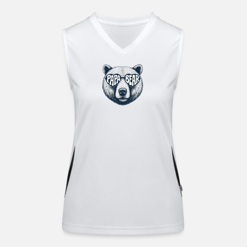 Daddy Bear Women's Functional Contrast Tank Top